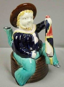 Isle of Man three-legged sailor teapot