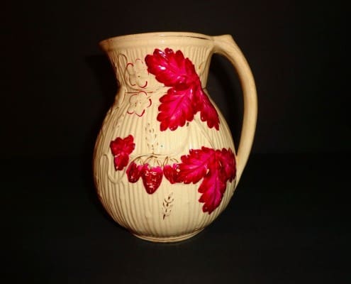 Chesapeake-Pottery-majolica-Avalon-Faience-pitcher