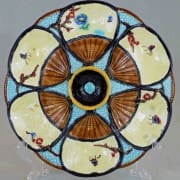 Fan and Insect oyster plate