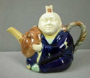 Chinaman teapot in the Minton style