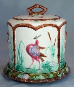 Heron cheese keeper