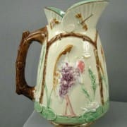 Heron and dragonfly pitcher