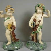 Minton musical putti figures