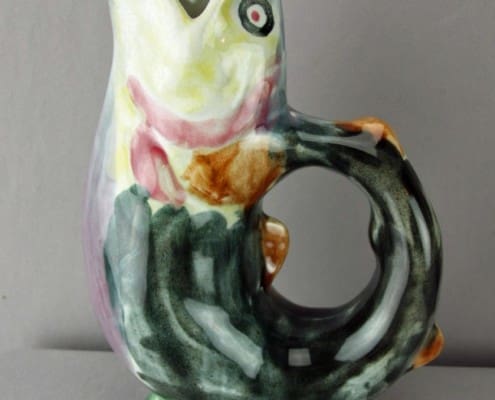 Morley-majolica-fish-pitcher