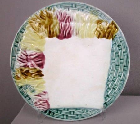 Morley-majolica-napkin-plate